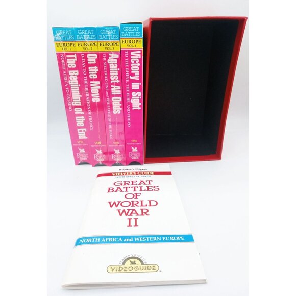Great Battles Of World War II VHS Box Set Europe Vol 1-4 Readers Digest Video - Picture 7 of 14